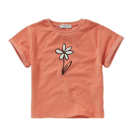 Sproet & Sprout Terry T-Shirt Daisy | Blush