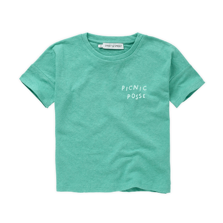 Sproet & Sprout Linnen T-Shirt Botanical Green | Botanical Green