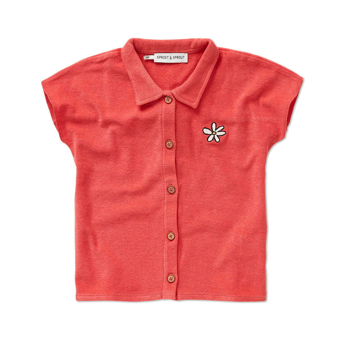 Sproet & Sprout Terry Blouse Girls | Rose Petal