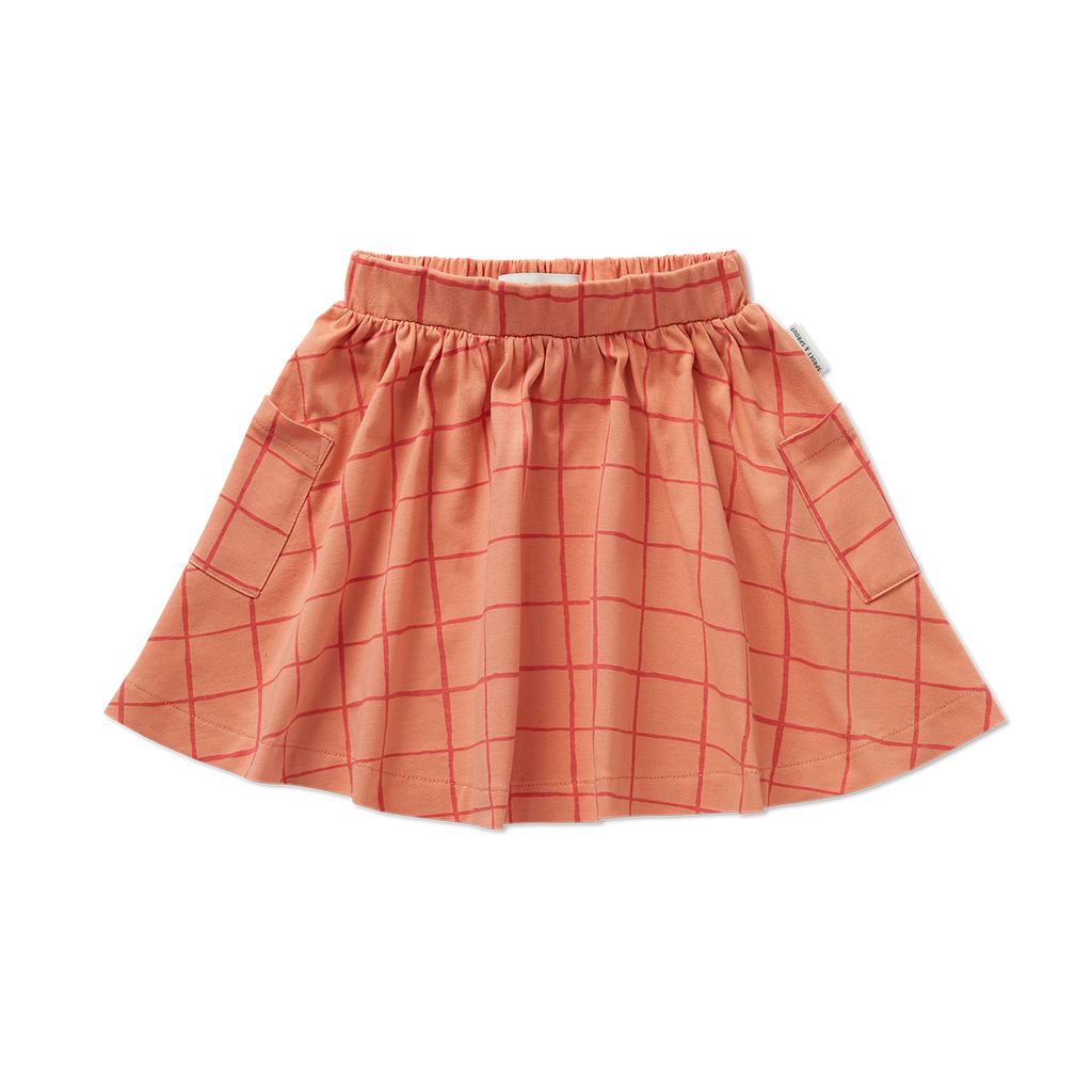 Sproet & Sprout Rok Pockets Check Print | Blush