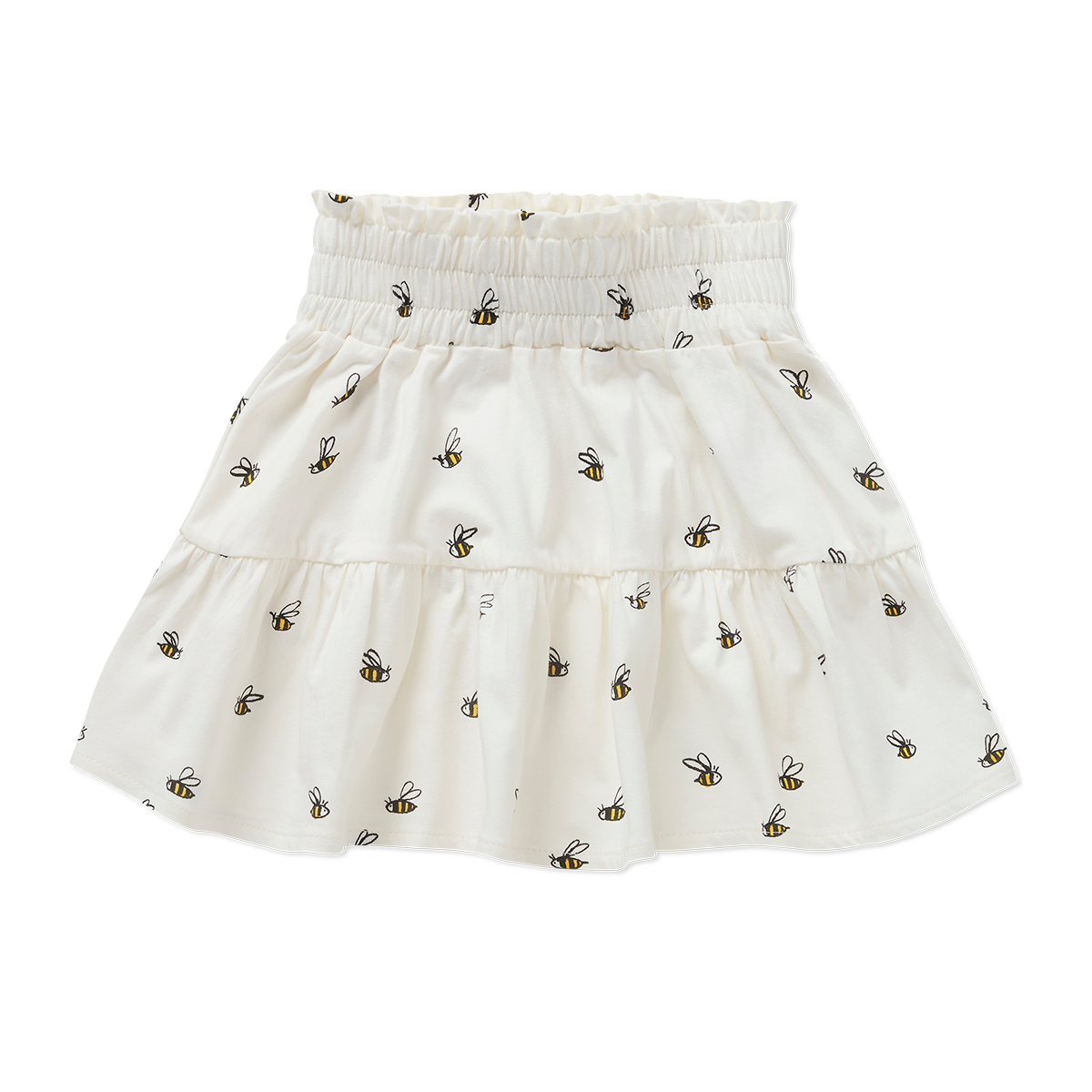 Sproet & Sprout Smock Rok Beez Print | Off-White