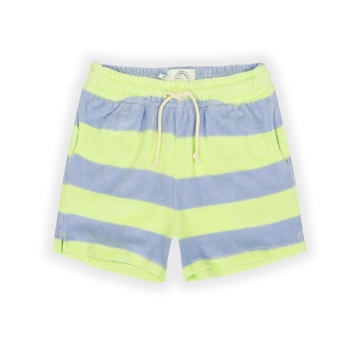 Sproet & Sprout Terry Gestreept Short | Citrus