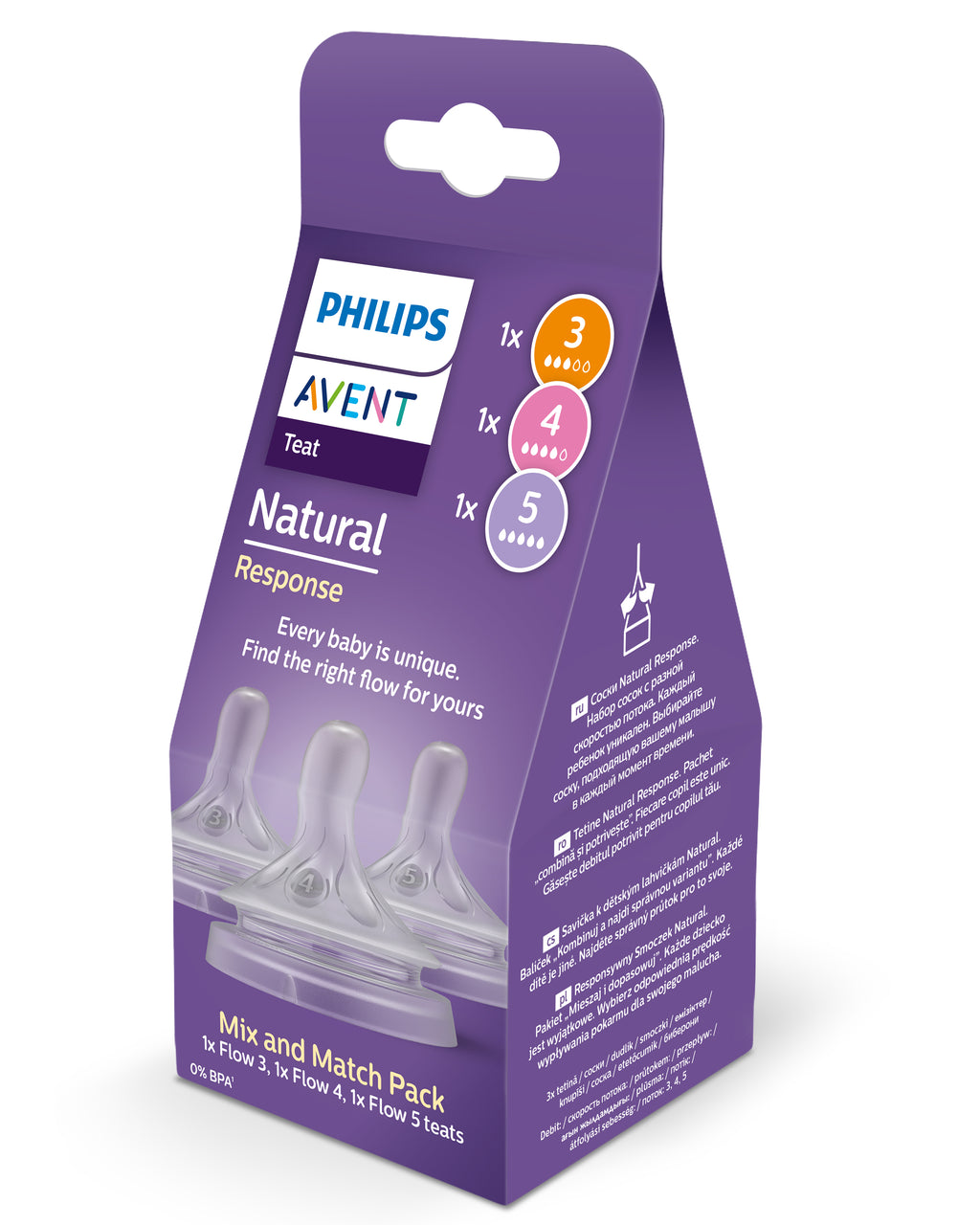 Avent Natural Response Speen | Multi Teat Pack