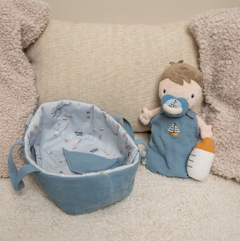 Little Dutch Babypop Met Accessoires Jim | Sailors Bay Blue