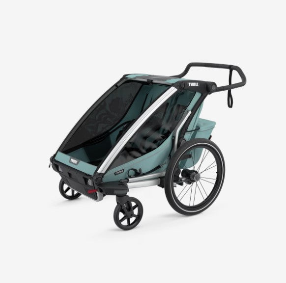 Thule Chariot Cross Dubbelzits Multisport-Fietstrailer Dubbel | Alaska Blauw