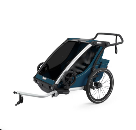 Thule Chariot Cross Dubbelzits Multisport-Fietstrailer Dubbel | Majolica Blue