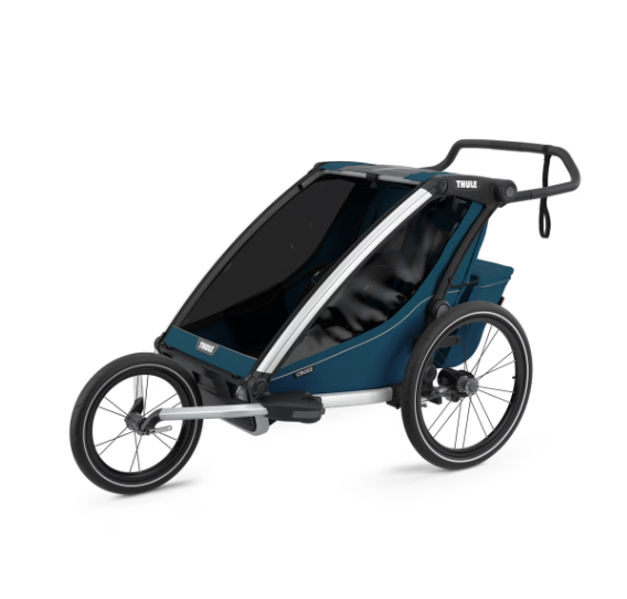 Thule Chariot Cross Dubbelzits Multisport-Fietstrailer Dubbel | Majolica Blue