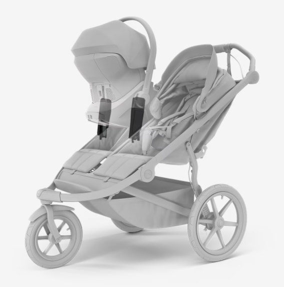 Thule Urban Glide 3 Kinderwagen Dubbel | Zwart