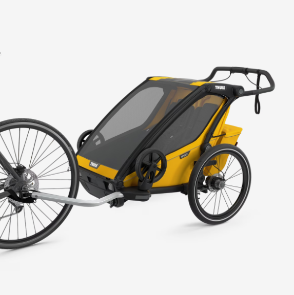 Thule Chariot Sport 2 Dubbel | Black / Spectra Yellow