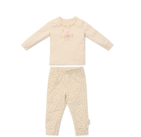 Little Dutch Twee-delige Pyjama Fairy Leaves | Zand