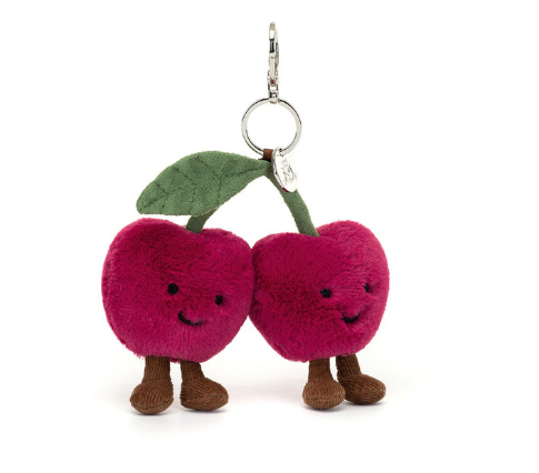 Jellycat Knuffel Sleutelhanger Amuseables Cherries