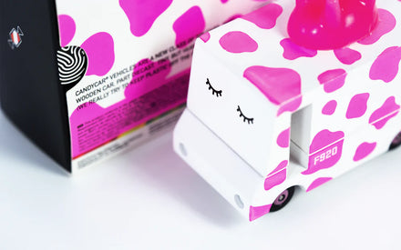 Candylab Toys Speelgoedauto | Strawberry Moo