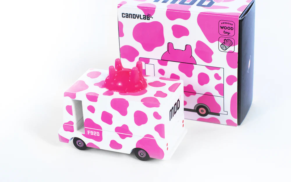 Candylab Toys Speelgoedauto | Strawberry Moo