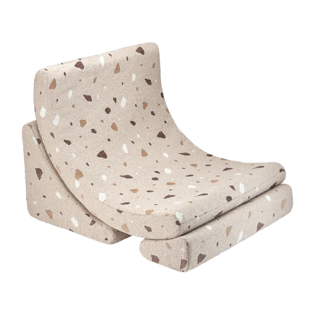 Wigiwama Beanbag Moon Chair | Terrazzo Sand