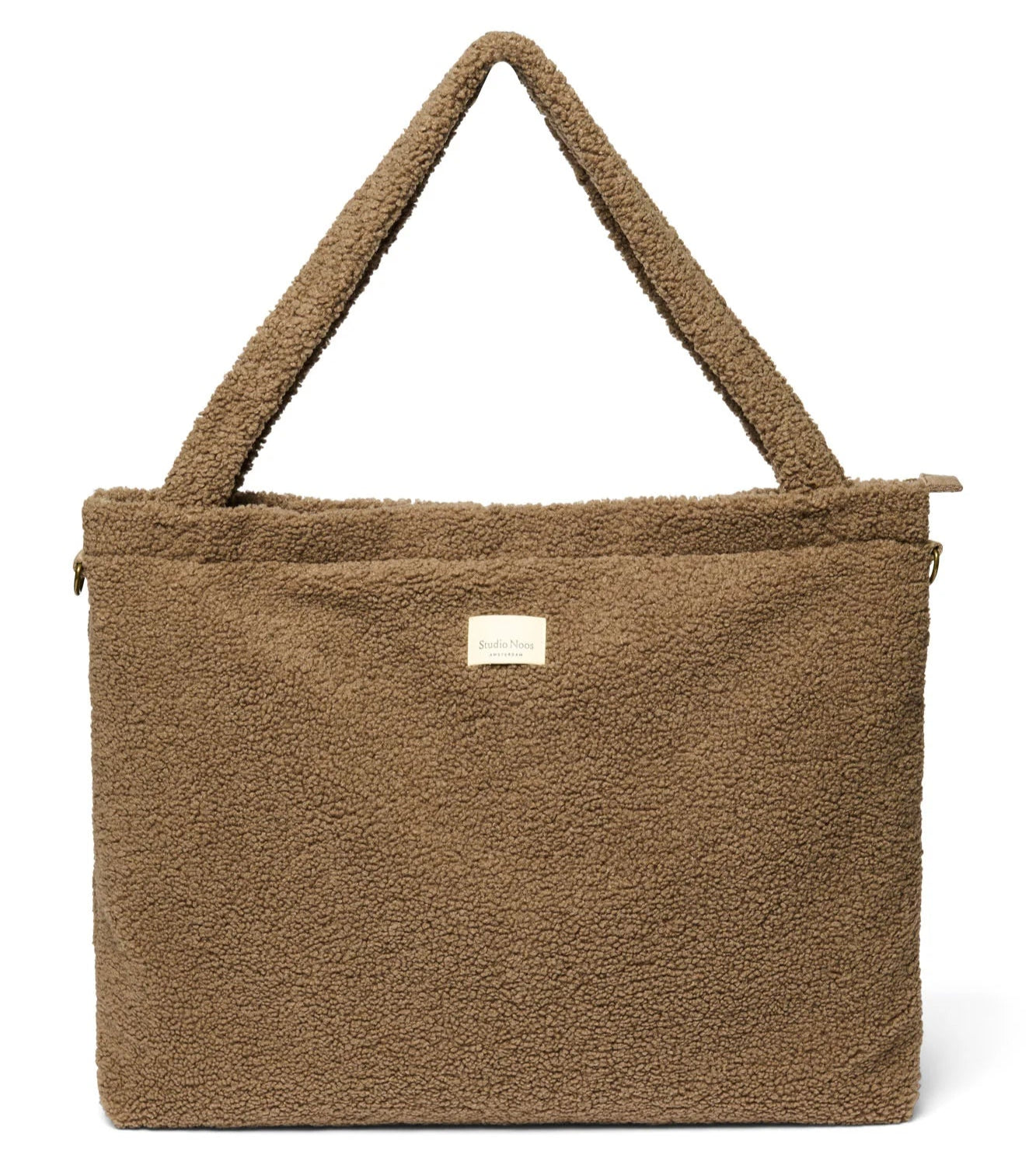 Studio Noos Brown Teddy Diaper Bag Luiertas Met Rits