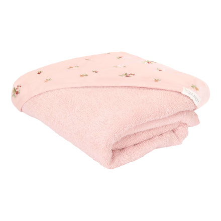 Little Dutch Badcape Geborduurd Blossom - 75X75cm | Roze