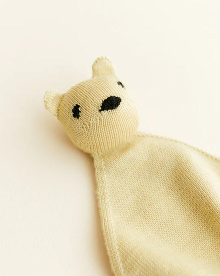 Hvid Teddy Tokki Knuffeldoekje | Light Yellow