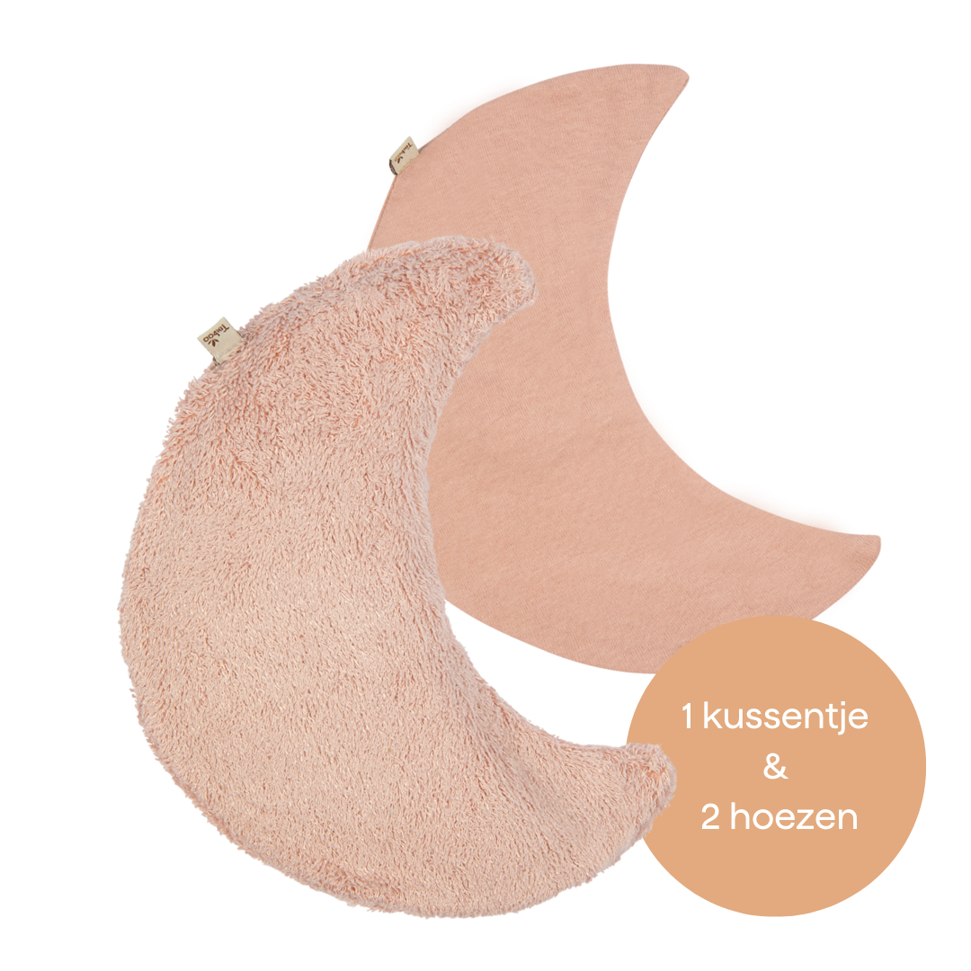 Timboo Knuffel Warmtekussen Relaxing Heat Moon | Misty Rose