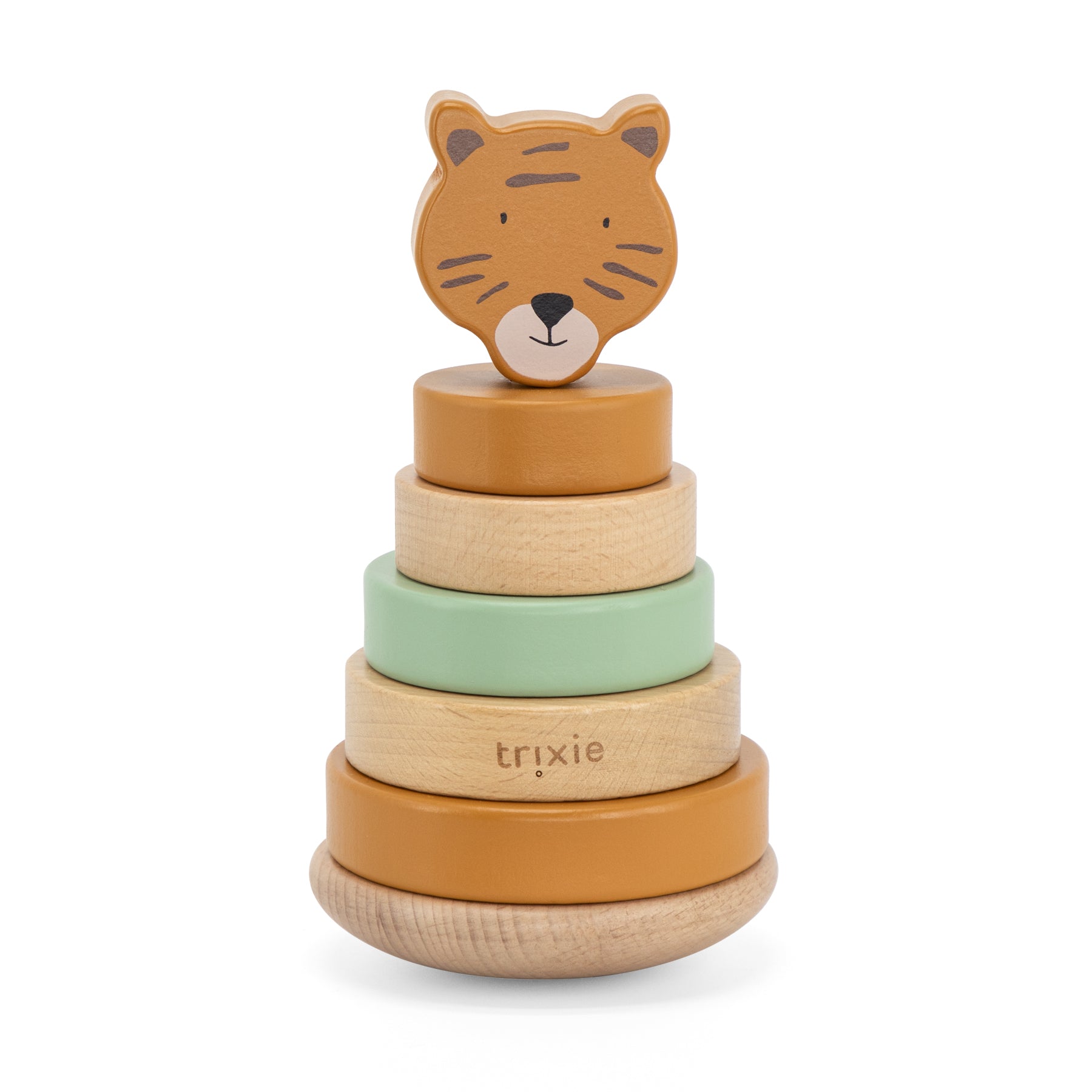 Trixie Wooden Stacking Animal Stapeltoren | Mr. Tiger