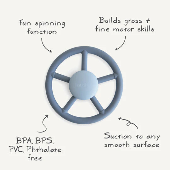 Mushie Suction Spinner Toy | Wheel