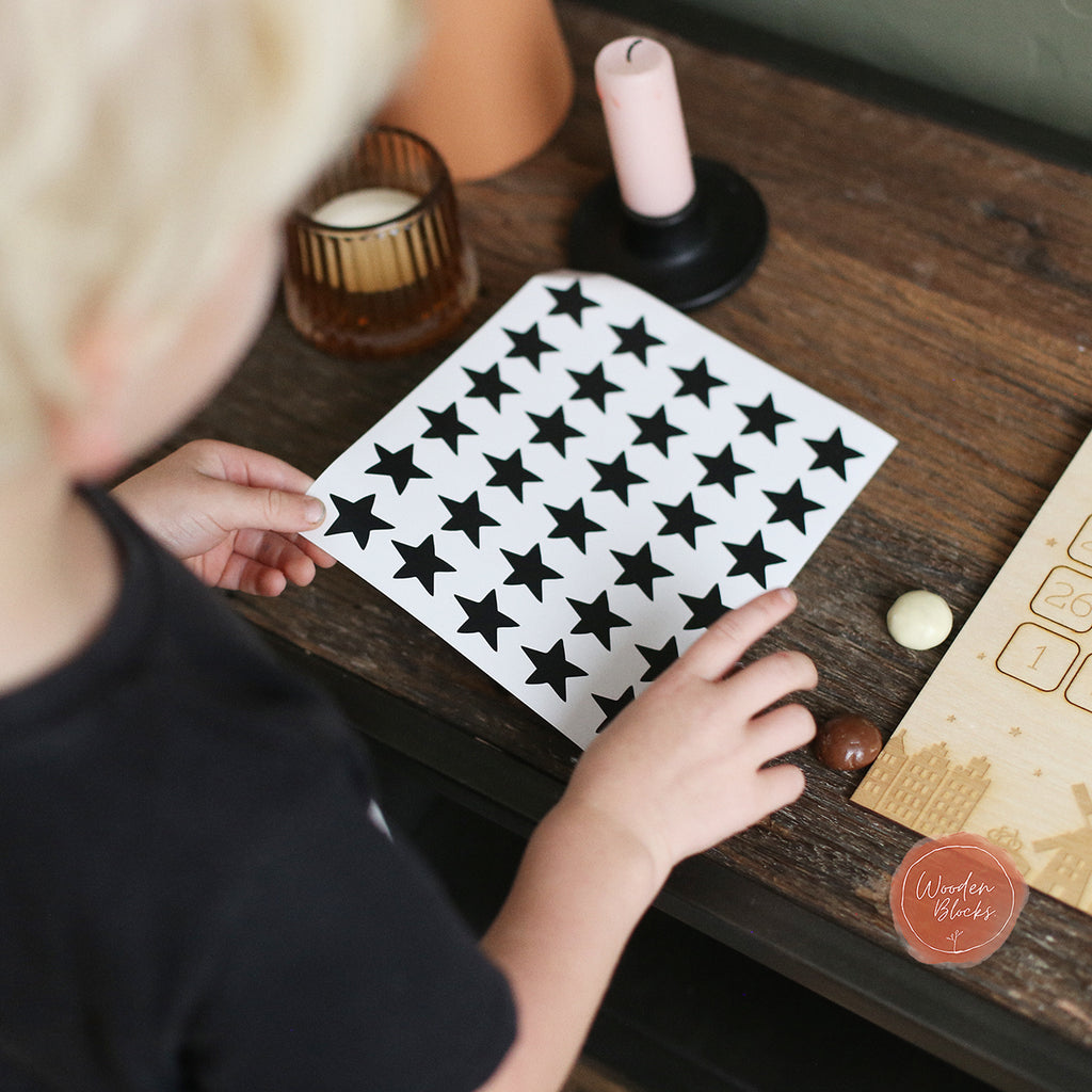 zzz Wooden Blocks Houten Aftelkalender Sint & Piet