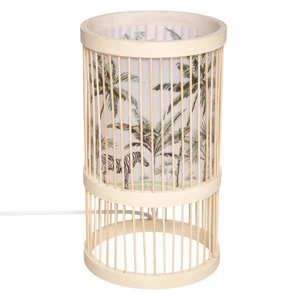 Atmosphera Nachtlamp Safari Lamp Bamboe 28cm