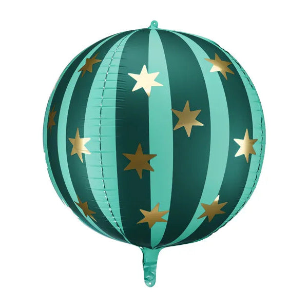 Party Deco Folie Ballon 75cm | Green Starry