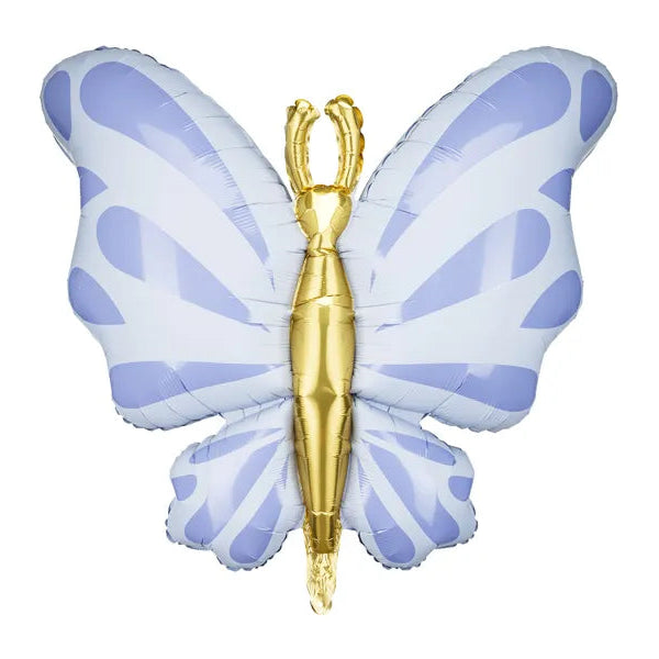 Party Deco Folie Ballon | Butterfly Blue