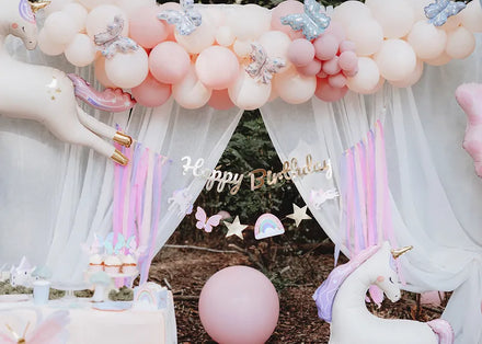 Party Deco Banner Happy Birthday | Unicorns