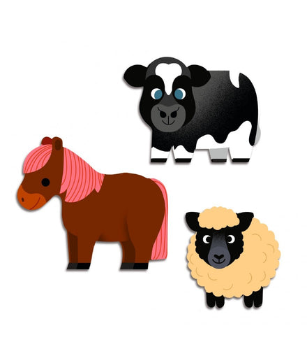 Djeco Set 62 Stickers | Boerderijdieren