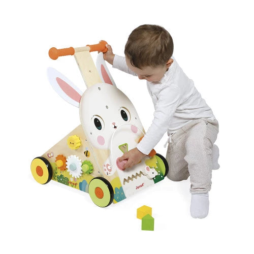 Janod Houten Loopwagen | Rabbit