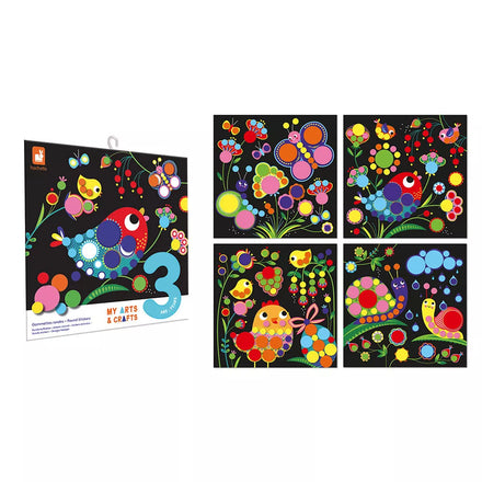 Janod Crea Set Stickerset | Ronde Stickers