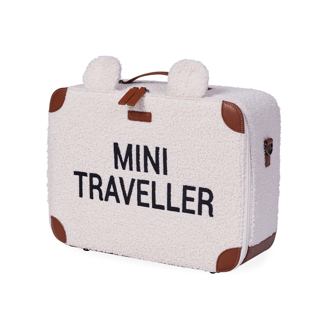 Childhome Mini Traveller Valiesje | Teddy Ecru