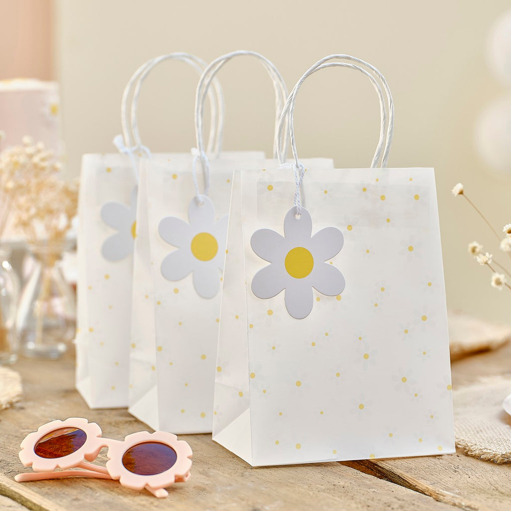 Ginger Ray Daisy Print Vellum Party Zakjes