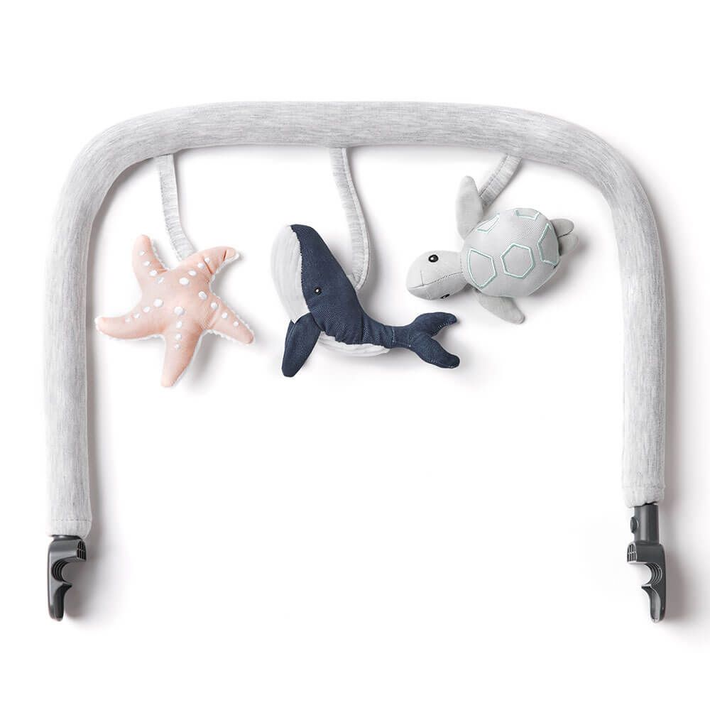 Ergobaby Evolve Speelboog Voor Wipstoeltje | Ocean Wonders Light Grey