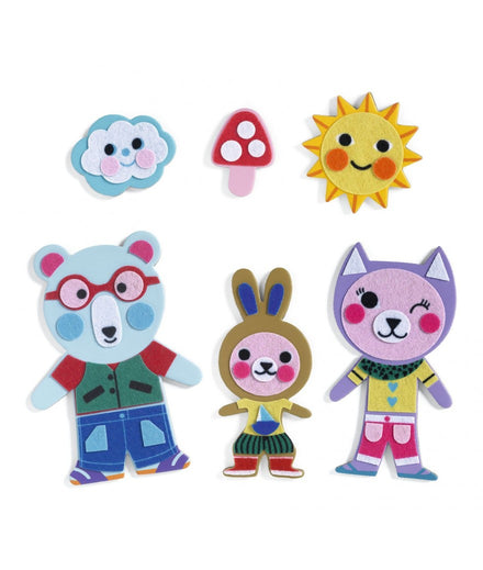 Djeco DIY Dierenmagneten Set 15 | Funky Family