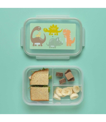 SugarBooger Lunch box bento Met Vakjes | Baby Dinosaur