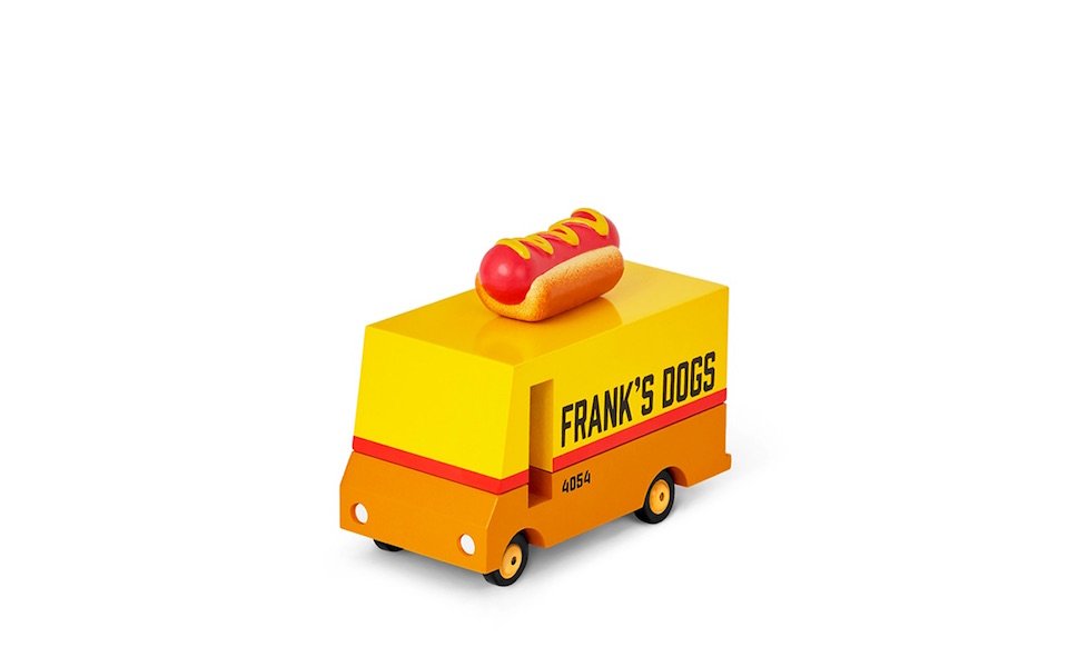 Candylab Toys Speelgoedauto | Hot Dog Van