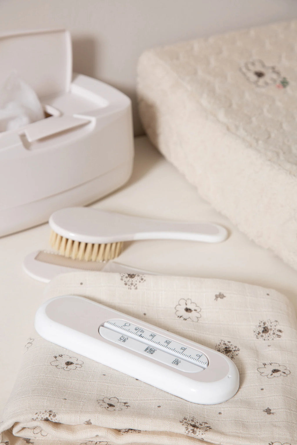 Bébé-Jou Badthermometer Uni | Light Oat