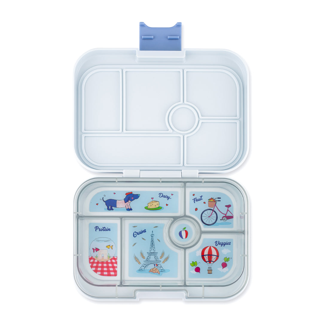 Yumbox Original 6 vakken Lekvrije Lunchbox | Hazy Grey Paris