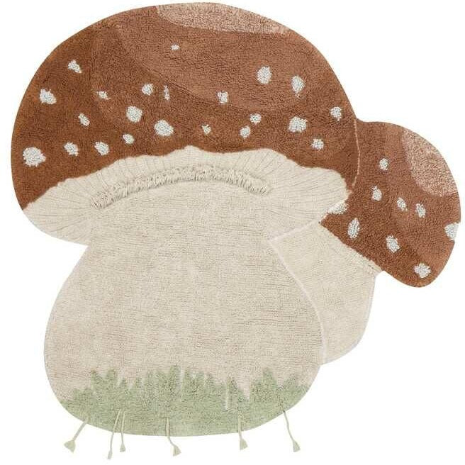 Lorena Canals Machinewasbaar Tapijt Rug 120x120cm | Boletus