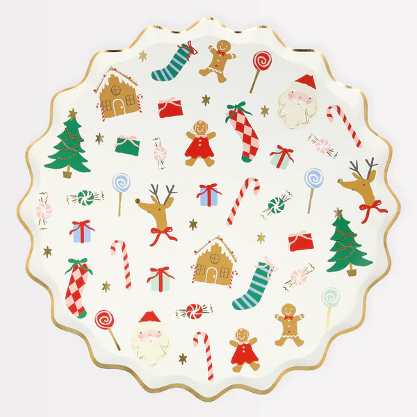 Meri Meri Jolly Christmas Melamine Bordjes