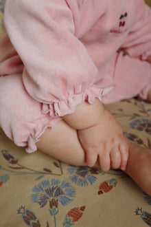 Konges Sløjd Miffa Frill Onesie Gots | Mellow Rose