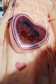 Konges Sløjd Tut Heart Sequin Bag | Rose