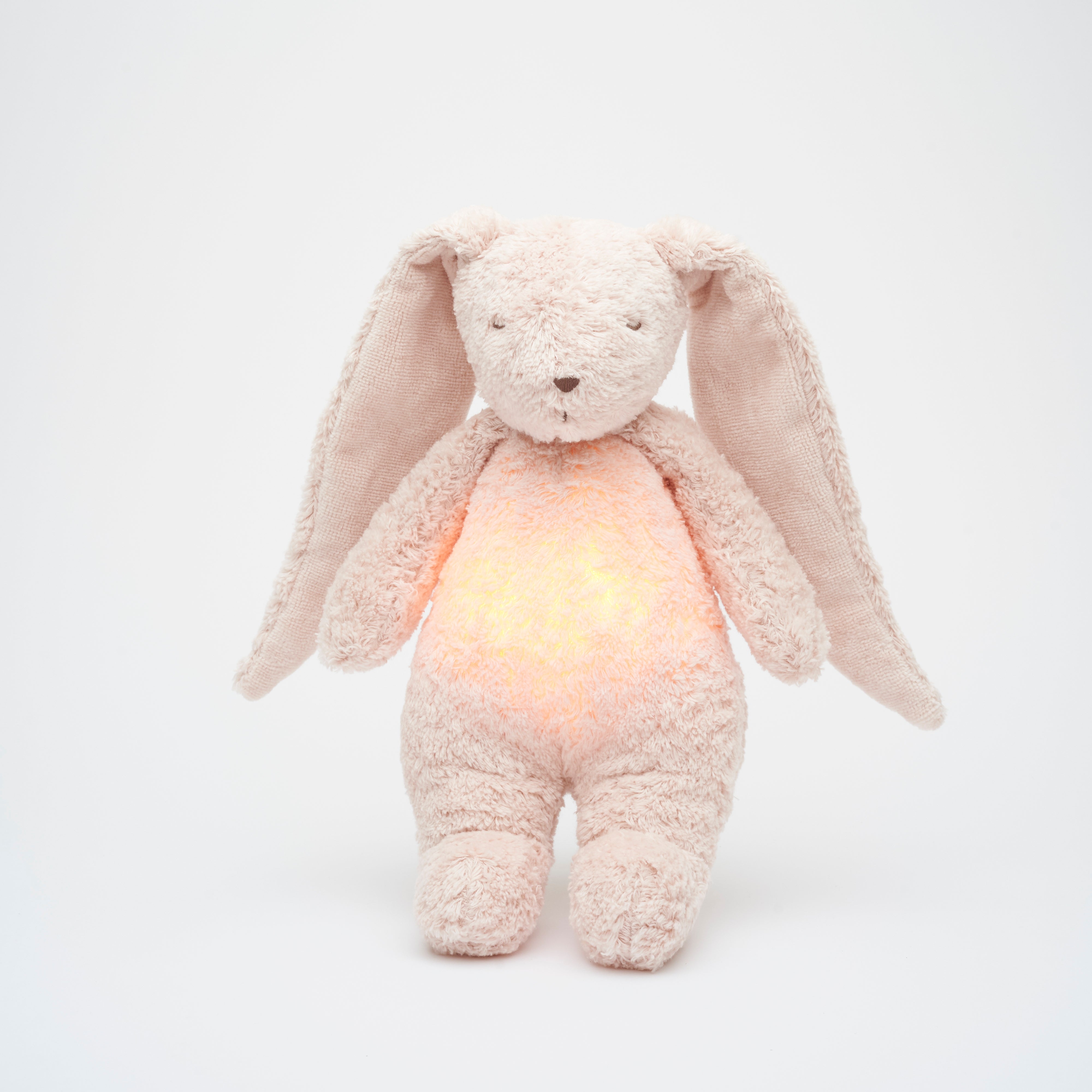 Moonie 2.0 upgrade - Knuffel Hartslag en Licht | Bunny Rose - Biologisch katoen