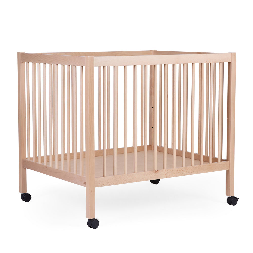 Childhome Box Park 97 Met Wieltjes 95x75cm | Naturel