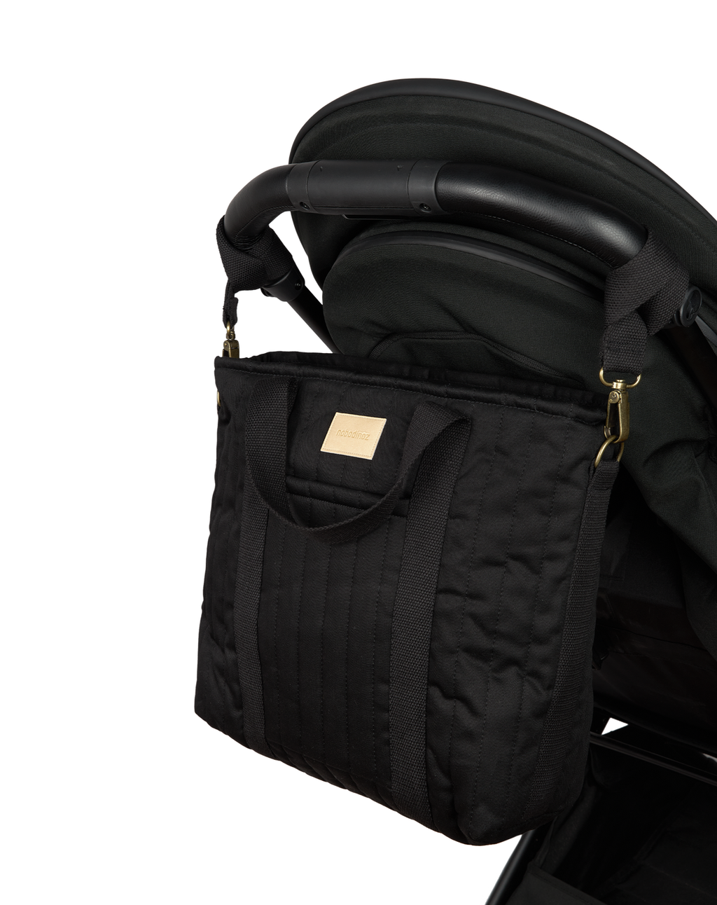 Nobodinoz Hyde Park Waterproof Kinderwagen Rugzak 32x32x14cm | Black