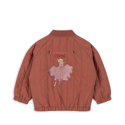 Konges Sløjd Juno Frill Bomber Jas | Canyon Rose