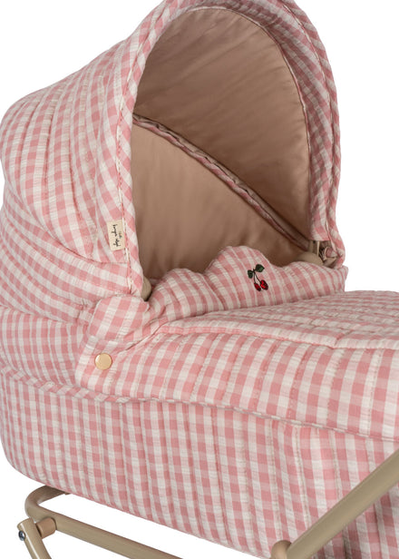 Konges Sløjd Poppenwagen | Powder Pink Check