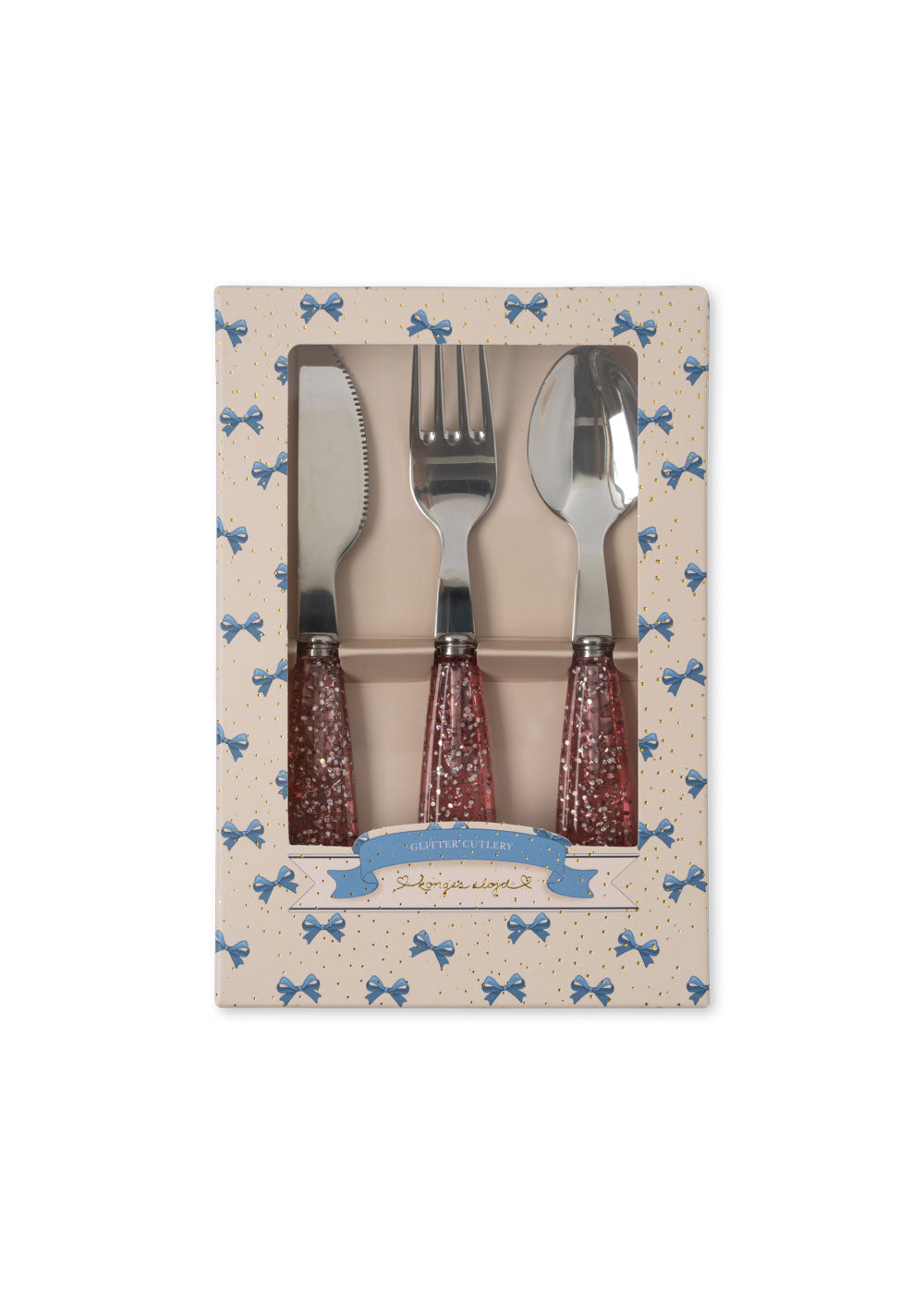 Konges Sløjd Glitter Bestek Set | Sparkling Blush